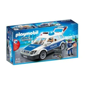 Car with Light and Sound City Action Police Playmobil Squad Car with Lights and Sound by Playmobil, Toy figures playsets - Re...