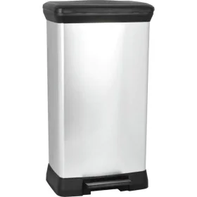 Cubo de basura Curver CURVER Plateado Metal 50 L de Curver, Basura y reciclaje - Ref: S7166424, Precio: 68,50 €, Descuento: %