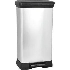 Cubo de basura Curver CURVER Plateado Metal 50 L de Curver, Basura y reciclaje - Ref: S7166424, Precio: 68,50 €, Descuento: %