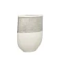 Florero Romimex Blanco Plateado Cerámica 21 x 28 x 9 cm de Romimex, Jarrones - Ref: D1616821, Precio: 49,79 €, Descuento: %