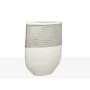 Florero Romimex Blanco Plateado Cerámica 21 x 28 x 9 cm de Romimex, Jarrones - Ref: D1616821, Precio: 49,79 €, Descuento: %