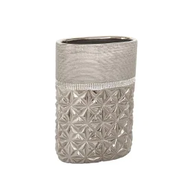 Vase Romimex Silver Ceramic 17 x 25 x 10 cm by Romimex, Vases - Ref: D1616825, Price: 36,15 €, Discount: %