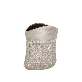 Vaso Romimex Argentato Ceramica 21 x 25 x 13 cm di Romimex, Vasi - Rif: D1616829, Prezzo: 41,19 €, Sconto: %