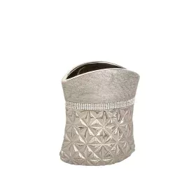 Vaso Romimex Argentato Ceramica 17 x 20 x 10 cm di Romimex, Vasi - Rif: D1616830, Prezzo: 29,05 €, Sconto: %