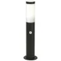 Borne lumineuse à LED Brilliant Dody Capteur de Mouvement Métal Noir 10 W de Brilliant, Eclairage pour chemins - Réf : S71672...