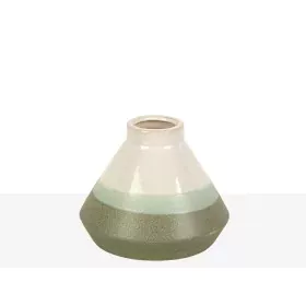 Vaso Romimex Verde Creme Cerâmica 16 x 13 x 16 cm de Romimex, Jarrões - Ref: D1616836, Preço: 17,77 €, Desconto: %