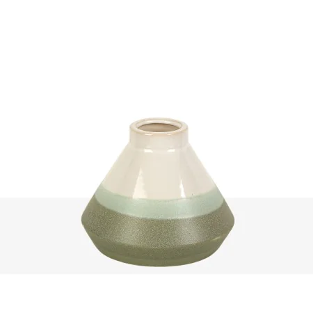 Florero Romimex Verde Crema Cerámica 16 x 13 x 16 cm de Romimex, Jarrones - Ref: D1616836, Precio: 17,77 €, Descuento: %