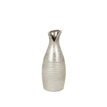 Vase Romimex Argenté Céramique 11 x 27 x 11 cm de Romimex, Vases - Réf : D1616853, Prix : 18,51 €, Remise : %