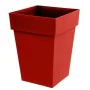 Cache-pot EDA Tuscan Rouge polypropylène Carré 39 x 39 x 53 cm de EDA, Cache-pots - Réf : S7167820, Prix : 40,09 €, Remise : %