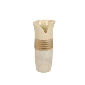 Vase Romimex Champagne Mother of pearl Ceramic 13 x 29 x 12 cm by Romimex, Vases - Ref: D1616857, Price: 31,64 €, Discount: %