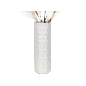 Florero Romimex Blanco Cerámica 13 x 40 x 13 cm de Romimex, Jarrones - Ref: D1616859, Precio: 26,93 €, Descuento: %