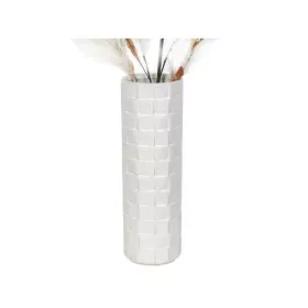 Florero Romimex Blanco Cerámica 13 x 40 x 13 cm de Romimex, Jarrones - Ref: D1616859, Precio: 28,76 €, Descuento: %