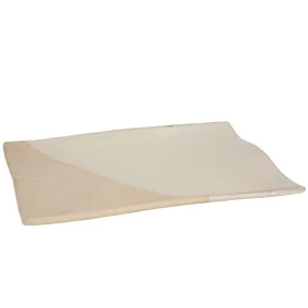 Centre de Table Romimex Blanc Beige 32 x 5 x 24 cm Rectangulaire de Romimex, Objets de décoration - Réf : D1616873, Prix : 18...