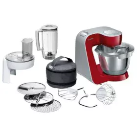 Robot de Cozinha BOSCH MUM58720 1000W 3,9L EasyArmLift Prateado Vermelho Escuro 1000 W 1,7 L de BOSCH, Robôs de cozinha e min...