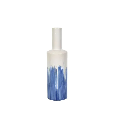 Vase Romimex Blue White Ceramic 13 x 45 x 13 cm by Romimex, Vases - Ref: D1616878, Price: 24,32 €, Discount: %