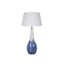 Desk lamp Romimex Blue White Ceramic 18 x 60 x 18 cm by Romimex, Bedside and Table Lamps - Ref: D1616881, Price: 92,20 €, Dis...