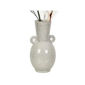 Florero Romimex Beige Cerámica 15 x 30 x 15 cm Con asas de Romimex, Jarrones - Ref: D1616890, Precio: 23,86 €, Descuento: %