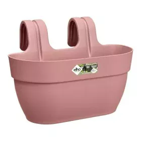 Plant pot Elho Vibia Campana Easy Hanger Medium 24,1 x 36 x 26,5 cm Pink 24 x 36 x 26,5 cm Rectangular Plastic by Elho, Flowe...