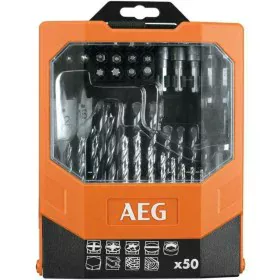 Set of drill and screwdriver bits AEG Powertools AAKDD50 50 Pieces by AEG Powertools, Drill Bit Sets - Ref: S7169450, Price: ...