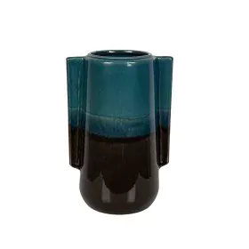 Vaso Romimex Blu/Nero Ceramica 23 x 35 x 23 cm di Romimex, Vasi - Rif: D1616903, Prezzo: 58,01 €, Sconto: %