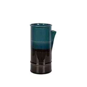 Vaso Romimex Azzurro Nero Ceramica 14 x 26 x 14 cm di Romimex, Vasi - Rif: D1616905, Prezzo: 21,33 €, Sconto: %