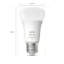 Lâmpada LED Philips 8719514328365 Branco F E27 806 lm (6500 K) (2 Unidades) de Philips, Lâmpadas LED - Ref: S7170008, Preço: ...