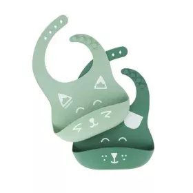 Bavoir Babymoov A007608 Vert Silicone (2 Unités) de Babymoov, Bavoirs - Réf : S7170114, Prix : 33,84 €, Remise : %