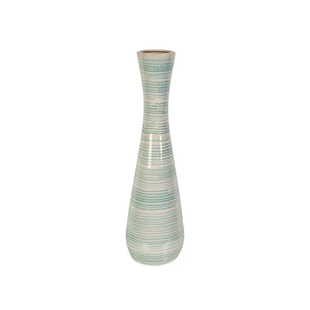 Vase Romimex Bleu Blanc Céramique 20 x 69 x 20 cm de Romimex, Vases - Réf : D1616912, Prix : 101,81 €, Remise : %