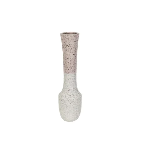 Florero Romimex Blanco/Rosa Cerámica 15 x 59 x 15 cm de Romimex, Jarrones - Ref: D1616913, Precio: 63,22 €, Descuento: %