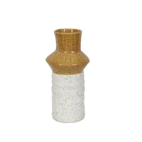 Vase Romimex Yellow White Ceramic 19 x 41 x 19 cm by Romimex, Vases - Ref: D1616918, Price: 52,49 €, Discount: %