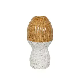 Vase Romimex Jaune Blanc Céramique 19 x 37 x 19 cm de Romimex, Vases - Réf : D1616920, Prix : 48,94 €, Remise : %