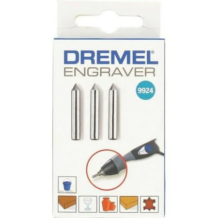 Mehrzweck-Fräser-Set Dremel 9924 (3 Stück) von Dremel, Zubehör zum Fräsen - Ref: S7170805, Preis: 24,49 €, Rabatt: %