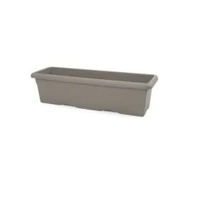 Jardinera Plastiken Taupé Plástico 80 x 33 x 28 cm de Plastiken, Maceteros de ventana - Ref: S7170960, Precio: 44,99 €, Descu...