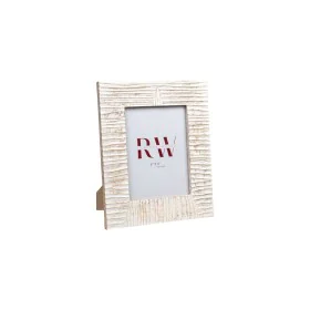 Photo frame Romimex White Mango wood MDF Wood 2 x 20 x 15 cm by Romimex, Table and wall frames - Ref: D1616945, Price: 24,31 ...