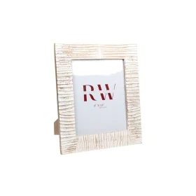 Photo frame Romimex White Mango wood MDF Wood 2 x 25 x 20 cm by Romimex, Table and wall frames - Ref: D1616946, Price: 30,01 ...