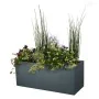 Jardinera EDA Graphit Up Rectangular Antracita 99,5 x 39 x 43 cm de EDA, Maceteros de ventana - Ref: S7171195, Precio: 96,34 ...