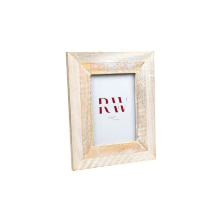 Photo frame Romimex White Mango wood MDF Wood 2 x 18 x 13 cm by Romimex, Table and wall frames - Ref: D1616960, Price: 18,30 ...