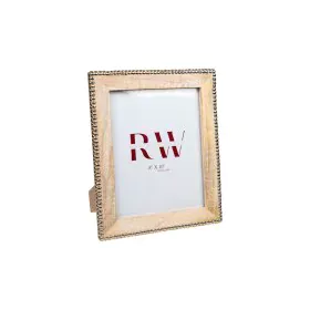 Photo frame Romimex White Mango wood MDF Wood 2 x 25 x 20 cm by Romimex, Table and wall frames - Ref: D1616966, Price: 27,13 ...