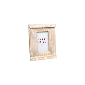 Cadre photo Romimex Blanc Bois de manguier Bois MDF 2 x 15 x 10 cm de Romimex, Cadres muraux et de table - Réf : D1616967, Pr...