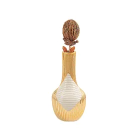 Florero Romimex Blanco Dorado Cerámica 14 x 28 x 14 cm de Romimex, Jarrones - Ref: D1616971, Precio: 26,57 €, Descuento: %