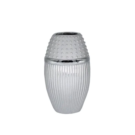 Vase Romimex Silver Ceramic 15 x 26 x 11 cm by Romimex, Vases - Ref: D1616975, Price: 17,01 €, Discount: %