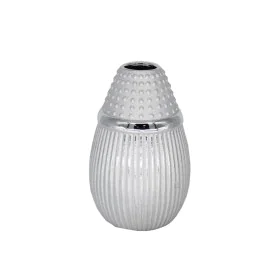 Vase Romimex Silver Ceramic 14 x 21 x 14 cm by Romimex, Vases - Ref: D1616977, Price: 14,33 €, Discount: %