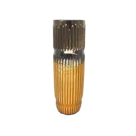 Florero Romimex Mostaza Cerámica 13 x 42 x 13 cm de Romimex, Jarrones - Ref: D1616979, Precio: 34,56 €, Descuento: %