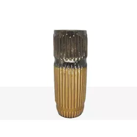 Vase Romimex Mustard Ceramic 12 x 31 x 12 cm by Romimex, Vases - Ref: D1616980, Price: 21,91 €, Discount: %