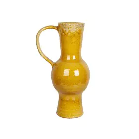 Vase Romimex Moutarde Céramique 30 x 50 x 20 cm Avec poignée de Romimex, Vases - Réf : D1616987, Prix : 78,71 €, Remise : %