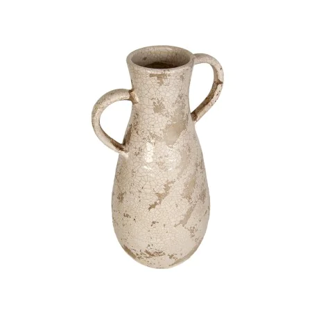 Vaso Romimex Branco Cerâmica 25 x 51 x 16 cm Com pegas de Romimex, Jarrões - Ref: D1616991, Preço: 58,07 €, Desconto: %