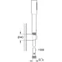 Duschkopf mit Schlauch zum Steuern des Wasserstrahls Grohe Vitalio Get Stick 27459000 Verchromt 150 cm 1 Position von Grohe, ...