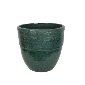 Plantador Romimex Verde Cerâmica 28 x 28 x 28 cm de Romimex, Vasos - Ref: D1616999, Preço: 33,77 €, Desconto: %