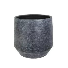 Macetero Romimex Gris Cerámica 25 x 25 x 25 cm de Romimex, Maceteros - Ref: D1617002, Precio: 32,43 €, Descuento: %