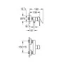 Einhebel-Hahn für die Dusche Grohe Start von Grohe, Duscharmaturen und Badewannen - Ref: S7172416, Preis: 110,84 €, Rabatt: %